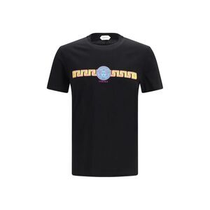 Versace Black Cotton Men's T-Shirt